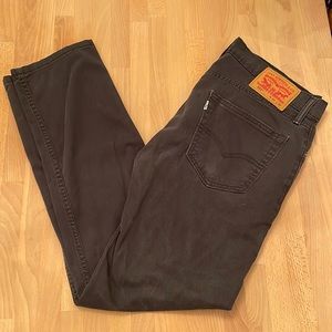 Levi’s Mens 502 Dark Grey Pant 32/32